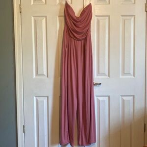 NWT Poof NY Strapless Jumpsuit